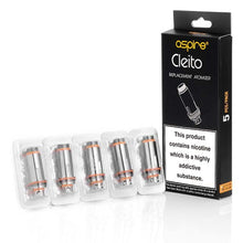 Load image into Gallery viewer, Cleito, Direct lung, DL, Aspire, clouds, bigger vapes,. vape cloud, 0.8, low ohm, ohm,