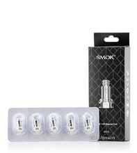 Load image into Gallery viewer, Nord, Smok, Smok Nord, 1.4,1.4ohm, 5 pack,, atomiser heads, atomizer, subohm, BVC, bottom vertical coils, aspire, aspire vaping, VE coils, Socialites coils, mtl coils, mouth to lung coils, long life, 1.8, 1.8ohm, coils for vapes, 50/50 juice, juice, tobacco juice, menthol juice, clearomizer, replacement coil, pockex, 0.6, o.6ohm, pockeX, pockeX device, starter kit, starter kit coils, procore