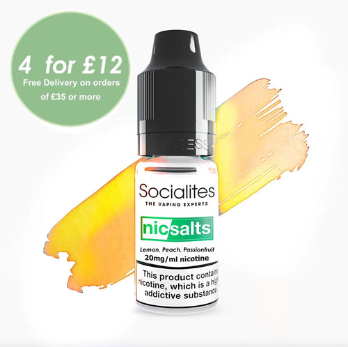 lemon, peach & passionfruit, lemon, peach, passionfruit, Nic Salts, salts,