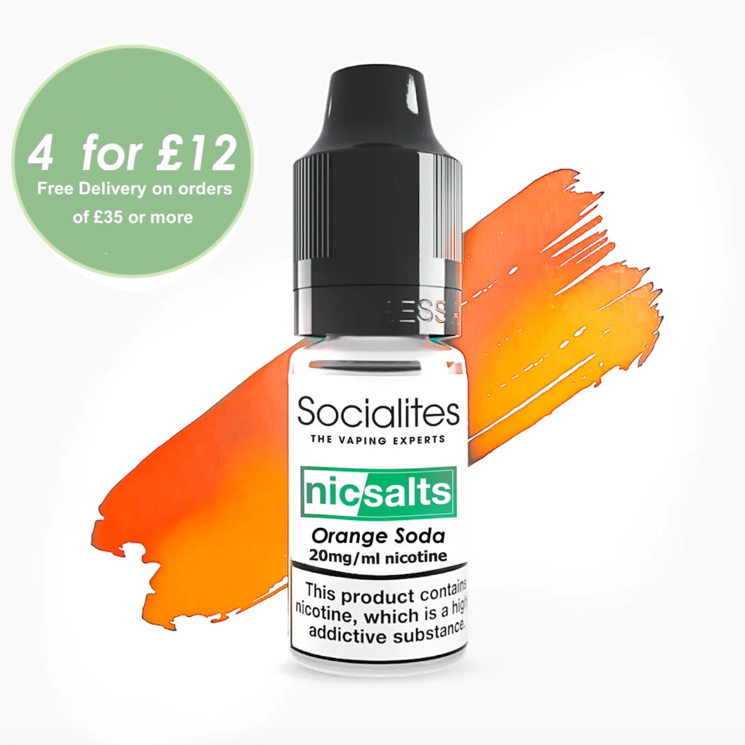 SOCIALITES SALTS (20mg) - Orange Soda
