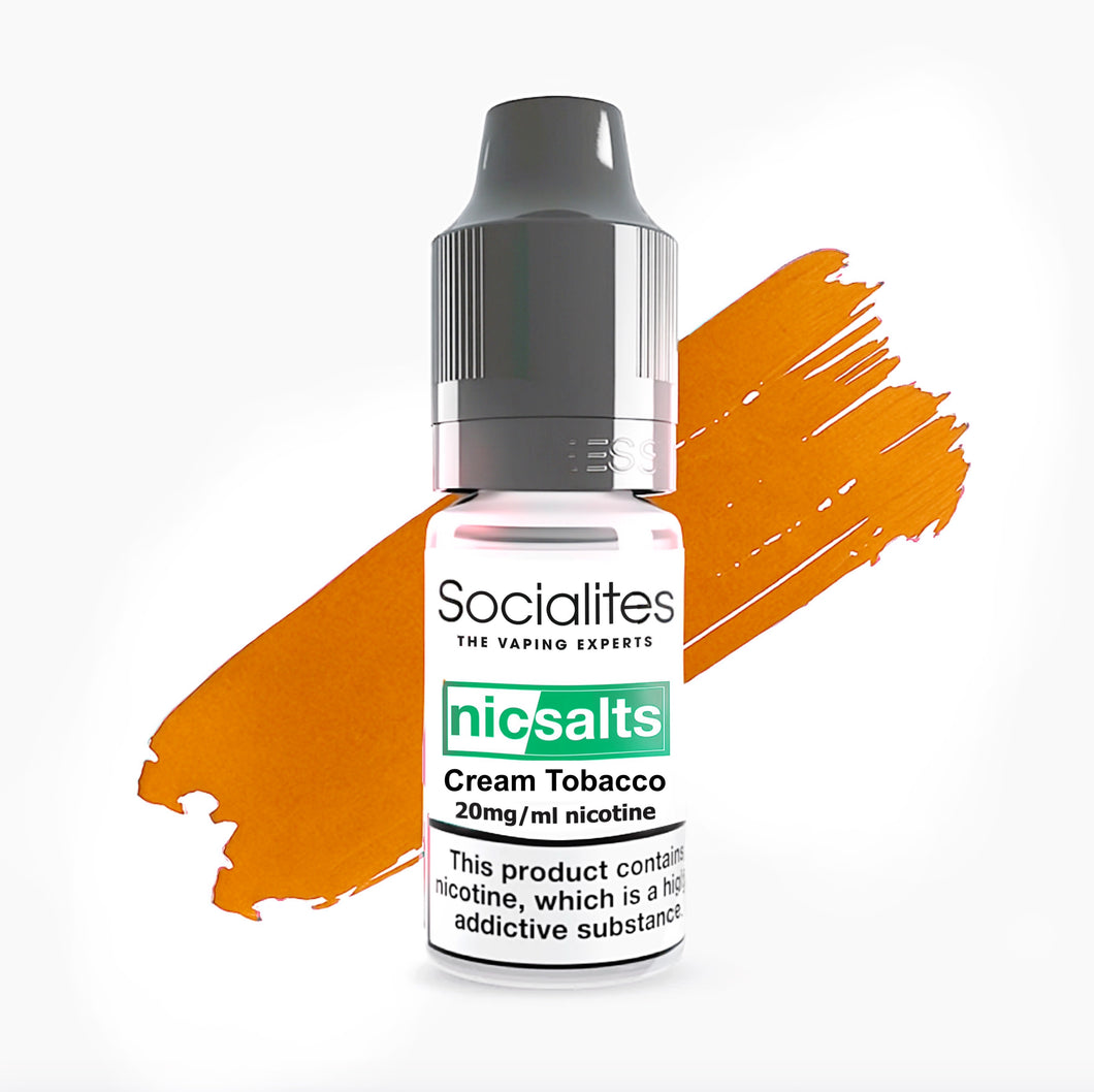 SOCIALITES SALTS (20mg) - Cream Tobacco