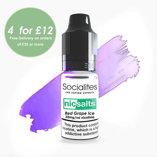 elf bar salts 10ml red grape ice ice grape vape pod vape system simple pod vaping pod system pod kit pod kiot pod nicsalts light large high strength geek bar elf easy to use easy big bottle 20mg 100ml