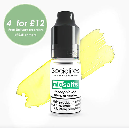 pineapple ice, pineapple, ice, Nic Salts, socialites juice, nicotine salts, salts, Nic-salts,