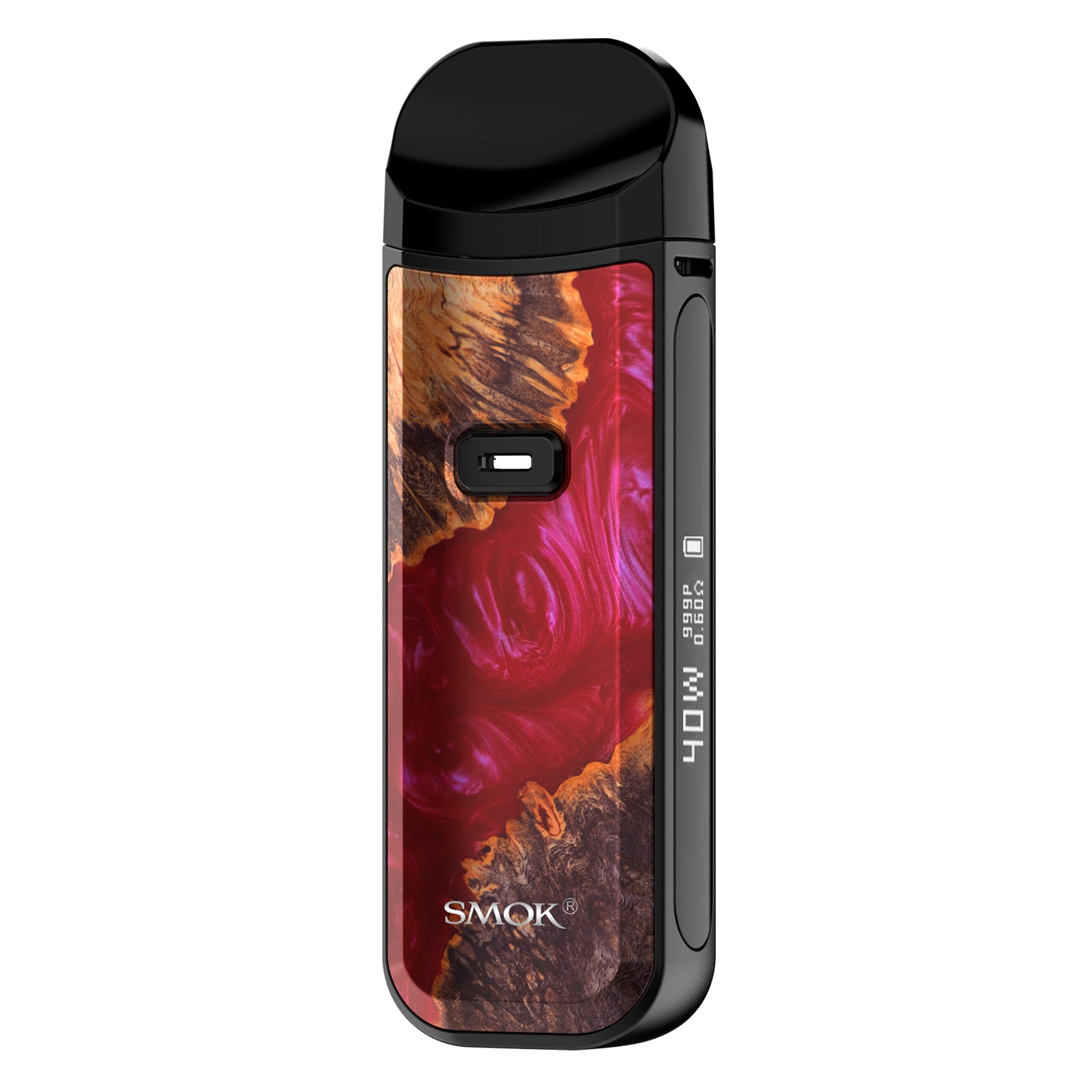 SMOK Nord 2 (Wood Red) mouth to lung, closed pod vaping kit, 1.4 coils SMOK Nord 2 (Wood Red) mouth to lung, closed pod vaping kit, 1.4 coils