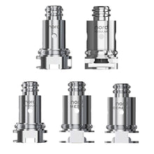 Load image into Gallery viewer, Nord, Smok, Smok Nord, 1.4,1.4ohm, 5 pack,, atomiser heads, atomizer, subohm, BVC, bottom vertical coils, aspire, aspire vaping, VE coils, Socialites coils, mtl coils, mouth to lung coils, long life, 1.8, 1.8ohm, coils for vapes, 50/50 juice, juice, tobacco juice, menthol juice, clearomizer, replacement coil, Nord device, pod system, closed pod, pod, Nord Mesh, Nord regular, starter kit, starter kit coils, 
