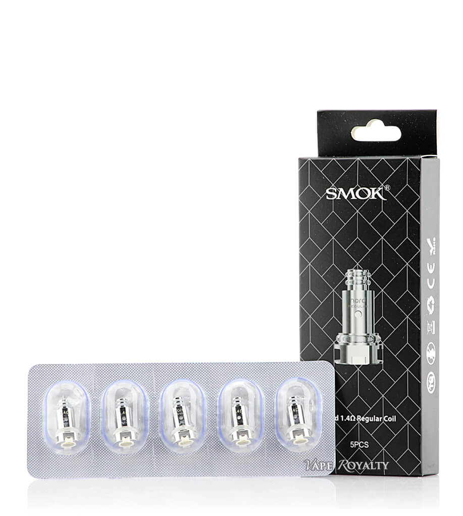 SMOK NORD 1.4 Ohm Regular Coils for Nord mouth to lung device SMOK NORD 1.4 Ohm Regular Coils for Nord mouth to lung device