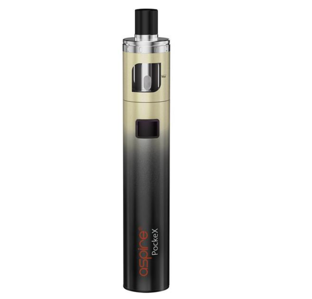 starter kit, gold, aspire, aspire starter, pockex, pockeX, pockex kit, pen starter kit, vape pen, easy to use, beginner, sub-ohm, MTL, AIO, all in one, all in one device, easy kit, aspire vape, aspire pen, aspire pockex, vape juice, vapour kit, vaping, vaping device, pen device, 50/50 kit,