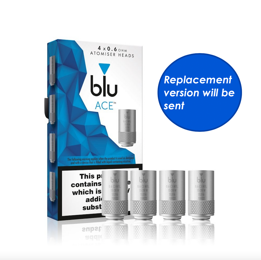 BLU ACE REPLACEMENT COILS - 5 PACK for a BLU ACE DEVICE BLU ACE REPLACEMENT COILS - 5 PACK for a BLU ACE DEVICE