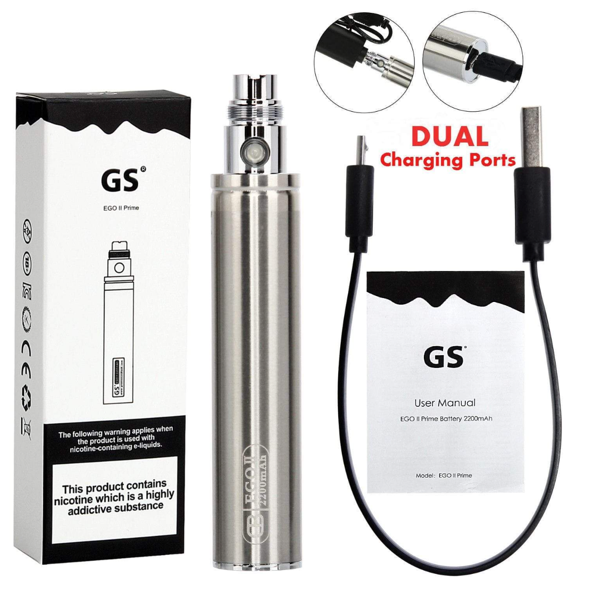 Ce4 batteries, 900mAH in silver, black and rainbow Ce4 batteries, 900mAH in silver, black and rainbow
