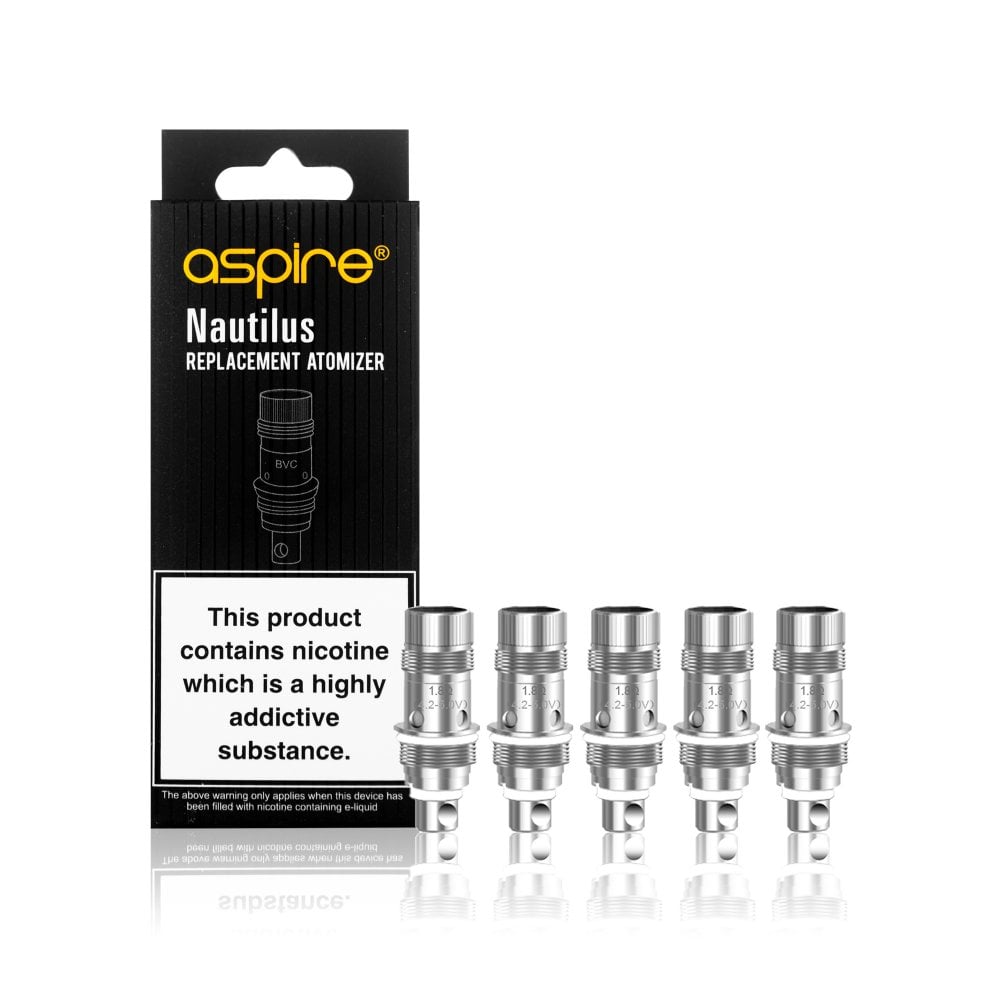 ASPIRE Nautilus (BVC) Coils 1.5ohms for K3 tanks MTL ASPIRE Nautilus (BVC) Coils 1.5ohms for K3 tanks MTL